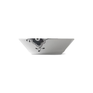 Black fluted mega diep bord - Ø 17 cm - Royal Copenhagen