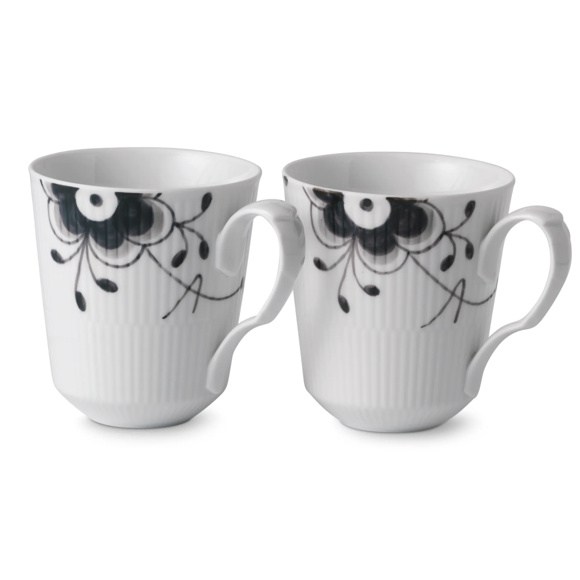 Black Fluted mega kop 2-pack, 37 cl Royal Copenhagen
