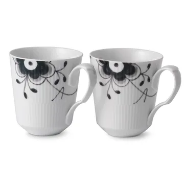 Black Fluted mega kop 2-pack - 37 cl - Royal Copenhagen