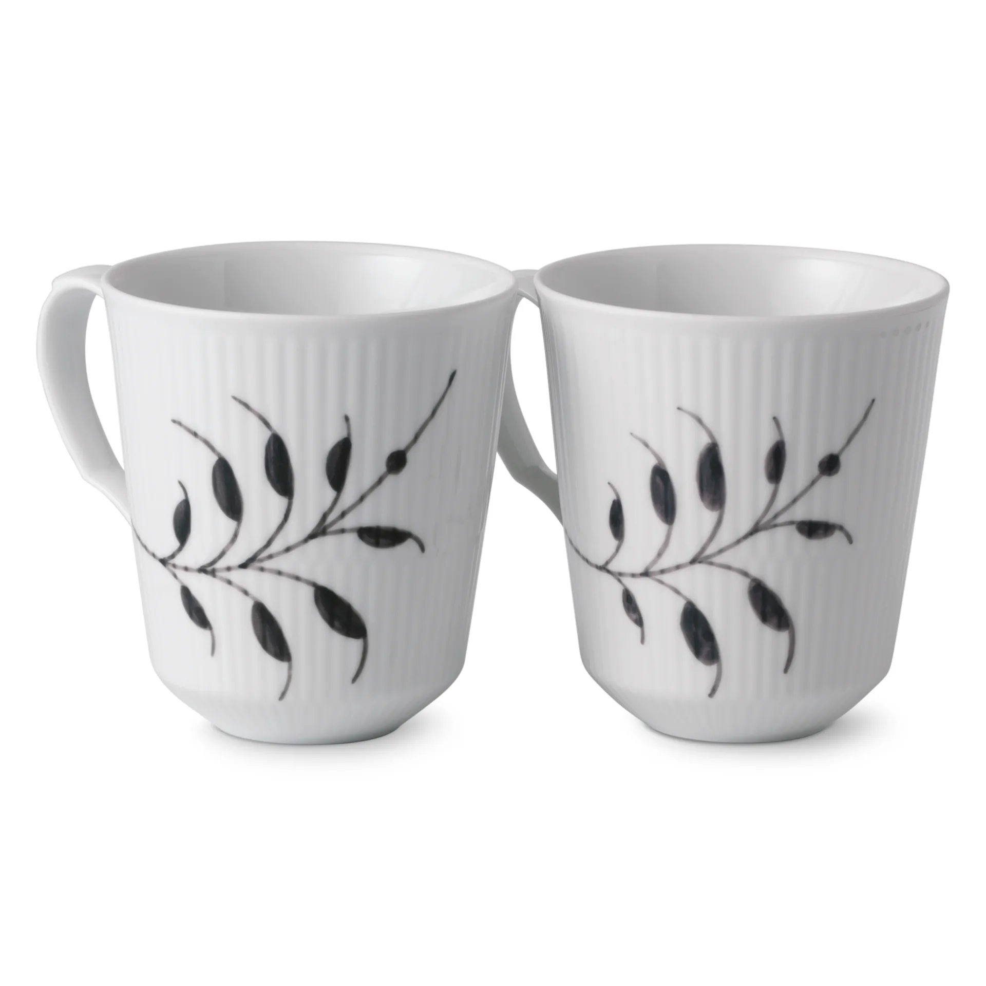 Black Fluted mega kop 2-pack, 37 cl Royal Copenhagen