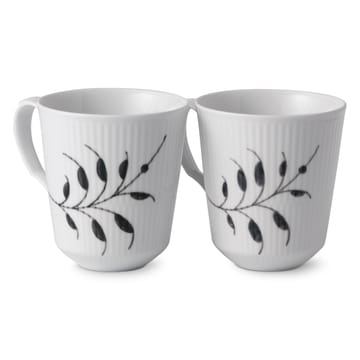 Black Fluted mega kop 2-pack - 37 cl - Royal Copenhagen