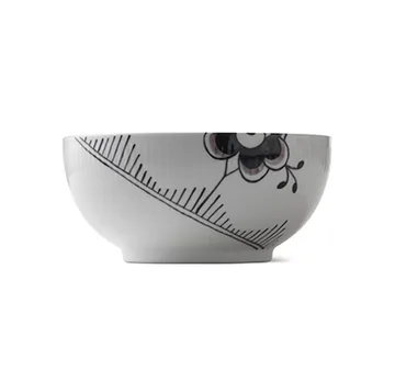 Black Fluted Mega schaal - Ø18 cm - Royal Copenhagen