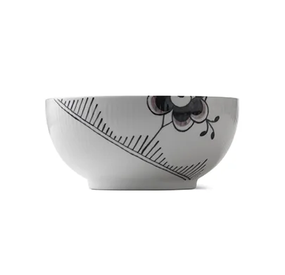 Black Fluted Mega schaal - Ø18 cm - Royal Copenhagen