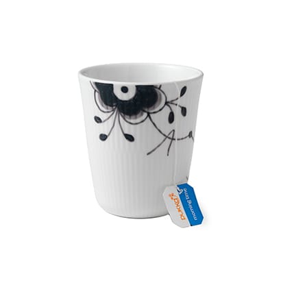Black fluted mega thermische beker, 29 cl Royal Copenhagen