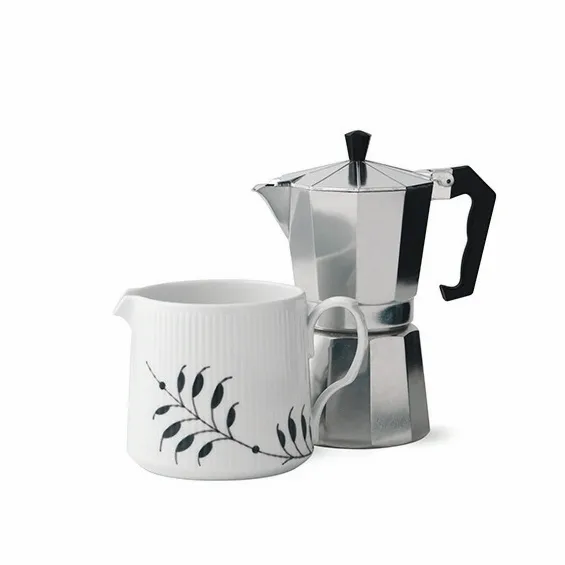 Black Fluted Mega zwart kan modern, 70 cl. Royal Copenhagen