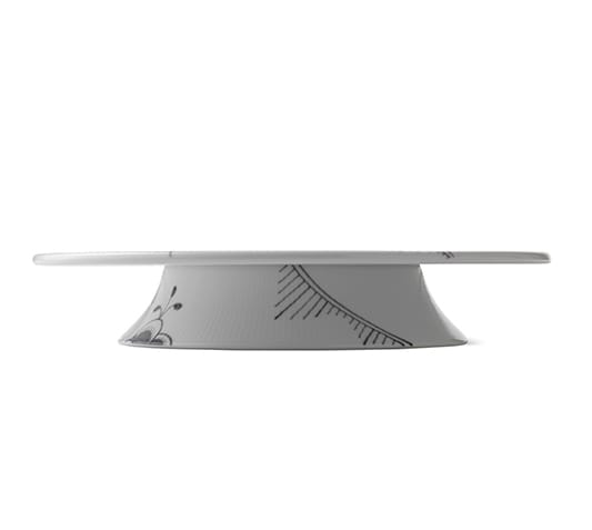 Black Fluted Mega zwart taartstandaard - Ø 32 cm. - Royal Copenhagen