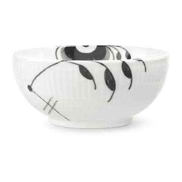 Black flutede mega schaal - Ø11,5 cm - Royal Copenhagen