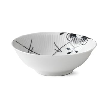 Black flutede mega schaal - Ø 16 cm - Royal Copenhagen