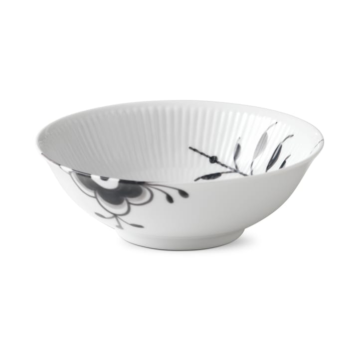 Black flutede mega schaal, Ø 16 cm Royal Copenhagen