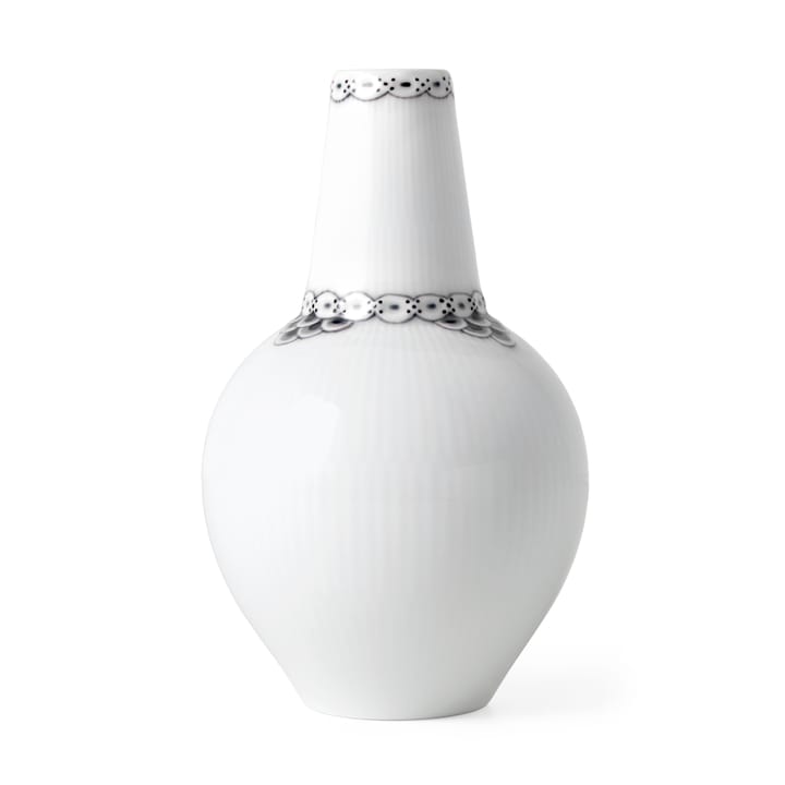 Black Lace vaas 11,5 cm, Zwart-wit Royal Copenhagen