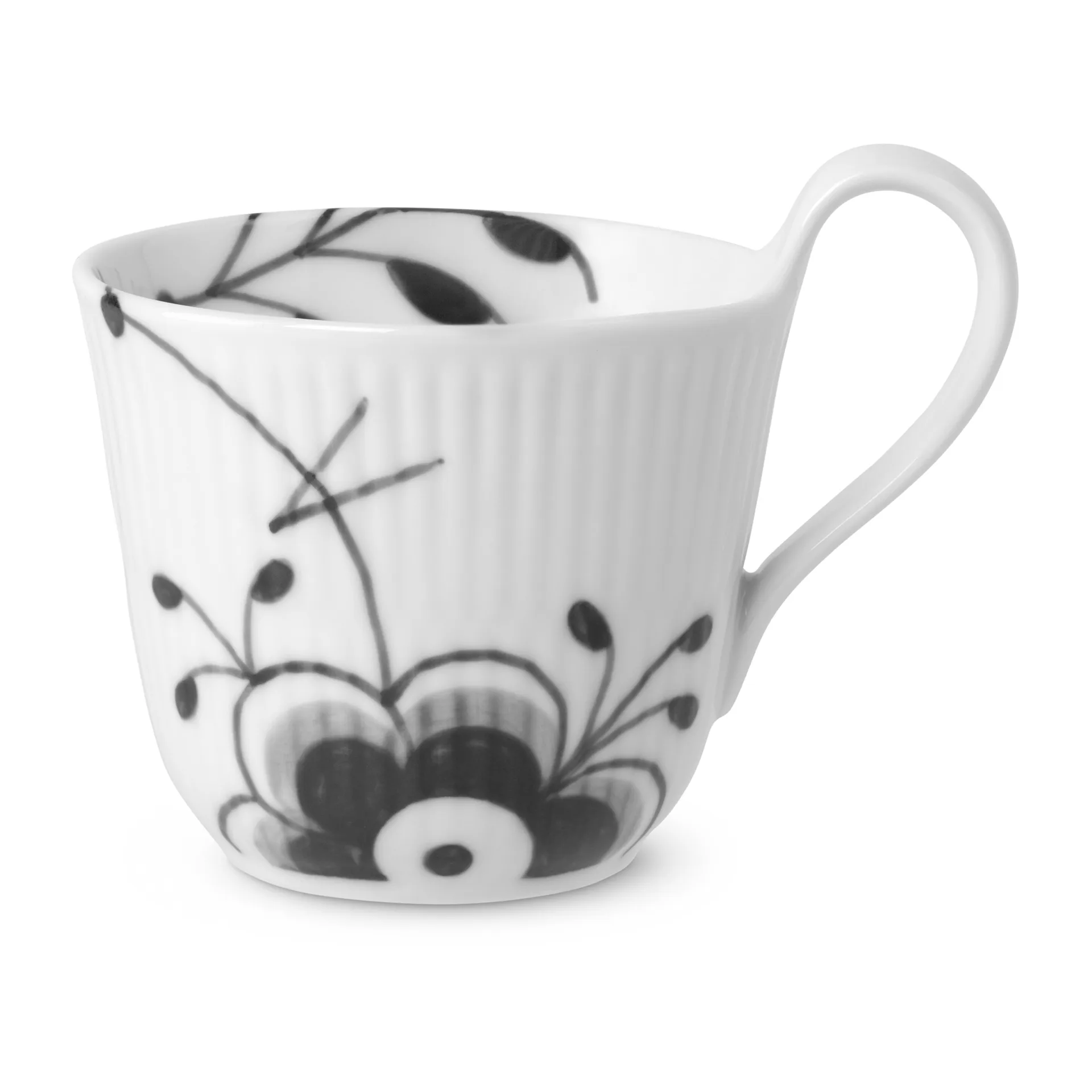 Black Mega mok met hoog oor, 24cl Royal Copenhagen