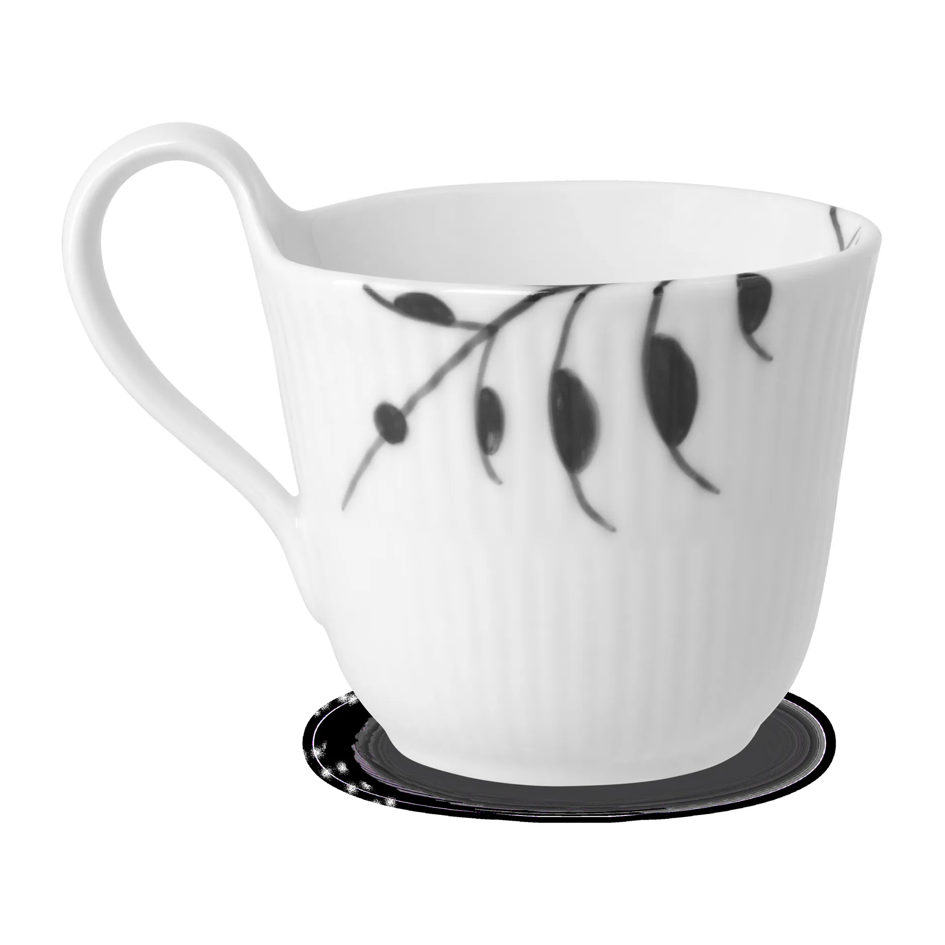 Black Mega mok met hoog oor, 24cl Royal Copenhagen