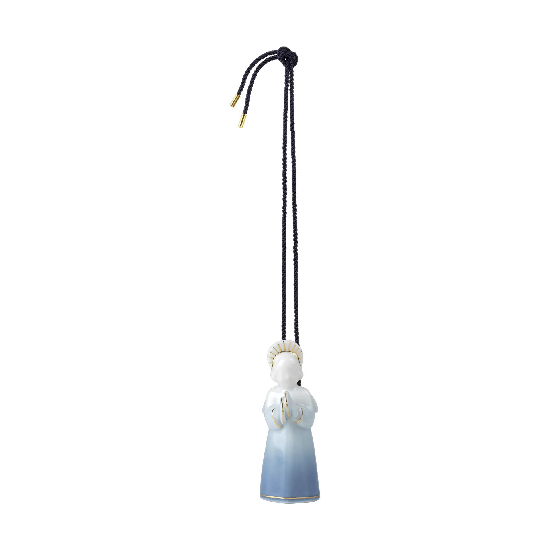 Blue Collectibles 2023 beeldje, Engel met bekkens 9,5 cm Royal Copenhagen