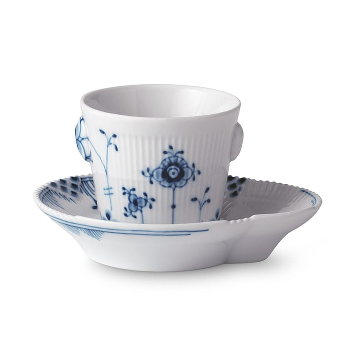 Blue Elements espressokop met schotel, 9 cl Royal Copenhagen