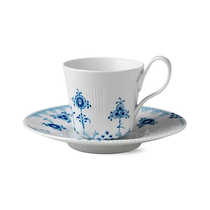 Blue Elements kop en schotel, 25 cl Royal Copenhagen