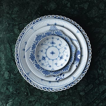 Blue Fluted Full Lace schaal - Ø 21 cm. - Royal Copenhagen