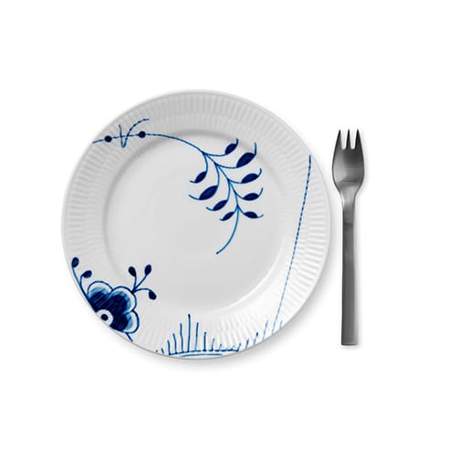 Blue Fluted Mega bord 2, Ø 19 cm Royal Copenhagen