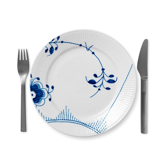 Blue Fluted Mega bord 2, Ø 22 cm Royal Copenhagen