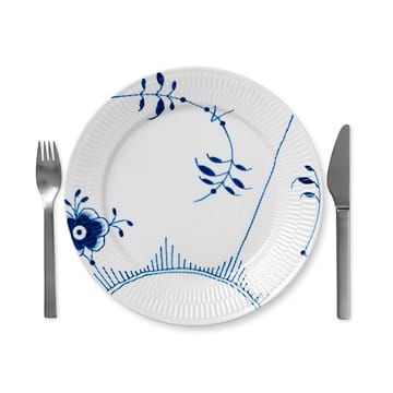 Blue Fluted Mega bord 2 - Ø 27 cm - Royal Copenhagen