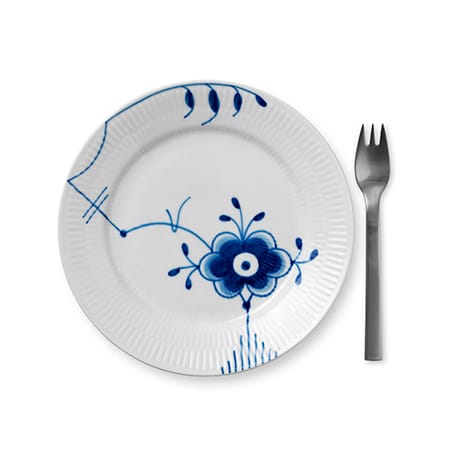 Blue Fluted Mega bord 6, Ø 19 cm Royal Copenhagen