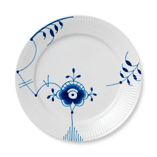 Blue Fluted Mega bord 6, Ø 27 cm Royal Copenhagen