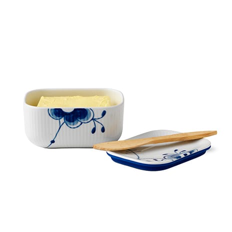 Blue Fluted Mega botervloot, 6,8 cm Royal Copenhagen