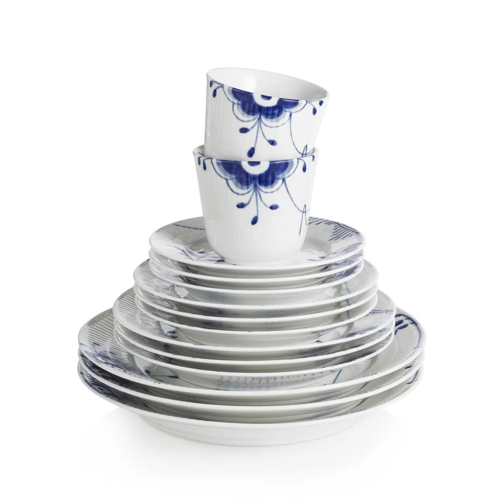 Blue Fluted Mega diep bord, Ø 17 cm Royal Copenhagen