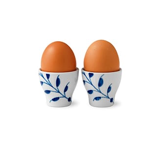 Blue Fluted Mega eierdop 2-pack, 4,8 cm. Royal Copenhagen