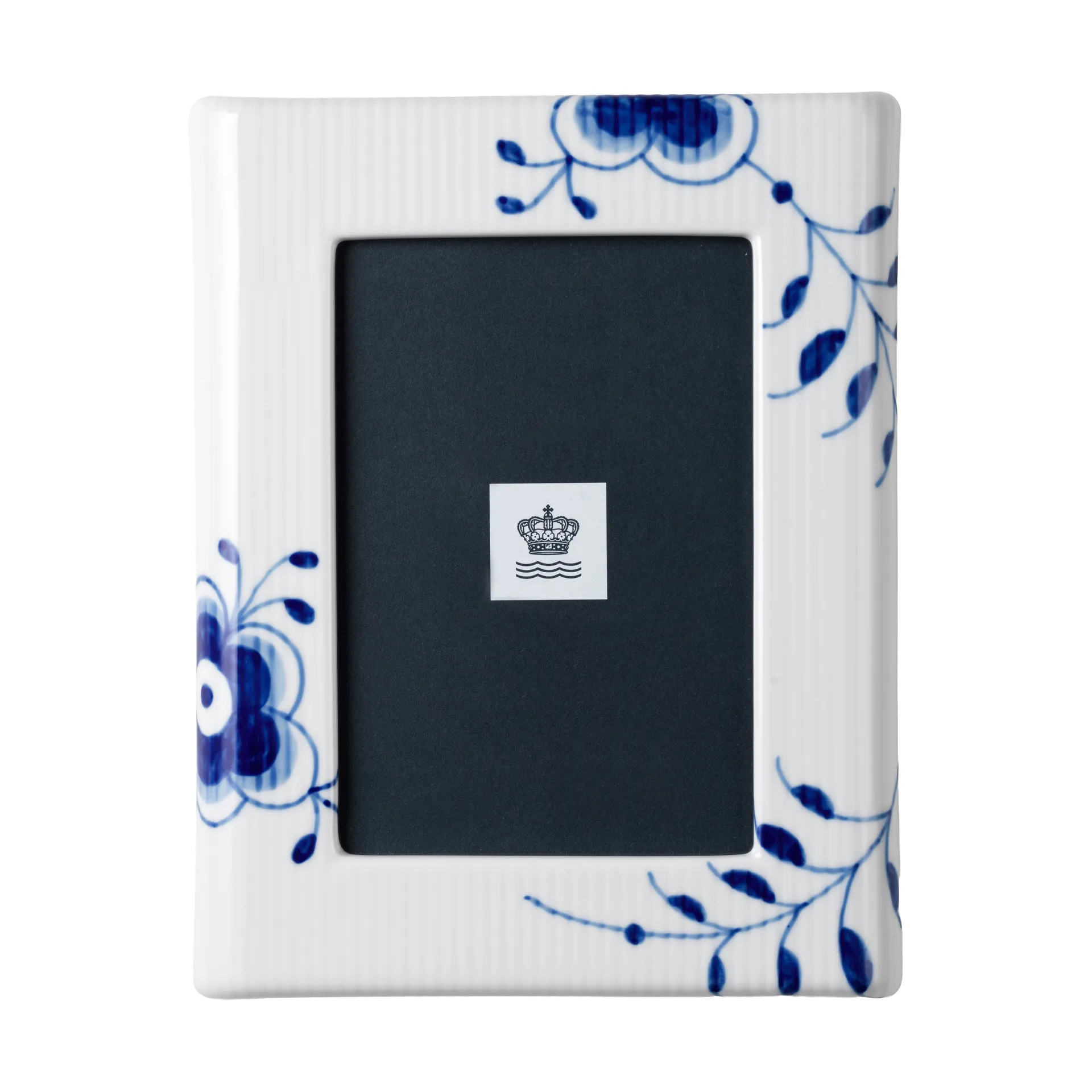 Blue Fluted Mega fotolijst 16,5x21 cm, White-blue Royal Copenhagen