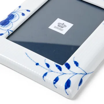 Blue Fluted Mega fotolijst 16,5x21 cm - White-blue - Royal Copenhagen