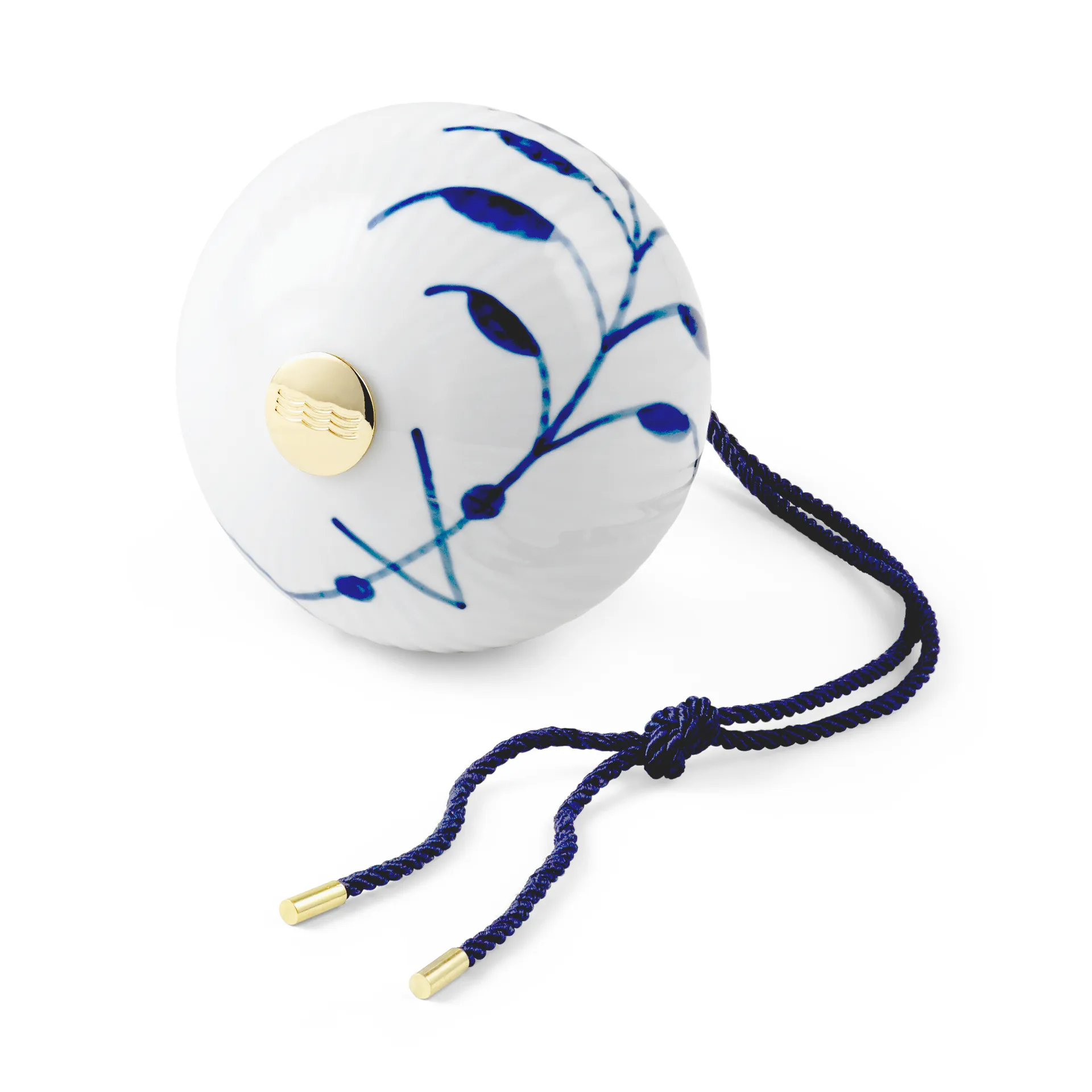 Blue Fluted Mega kerstbal 1, Ø9,5 cm Royal Copenhagen