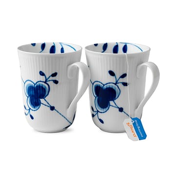 Blue Fluted Mega mok 2 delig - 33 cl - Royal Copenhagen