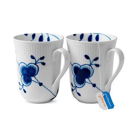 Blue Fluted Mega mok 2 delig, 36 cl Royal Copenhagen