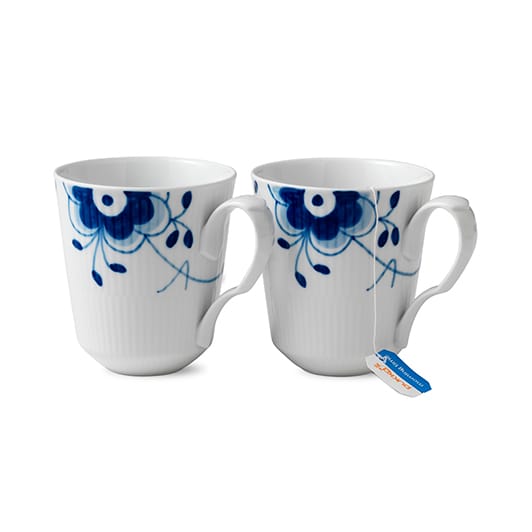 Blue Fluted Mega mok 2 delig, 37 cl Royal Copenhagen