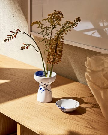 Blue Fluted Mega open vaas - 11 cm - Royal Copenhagen