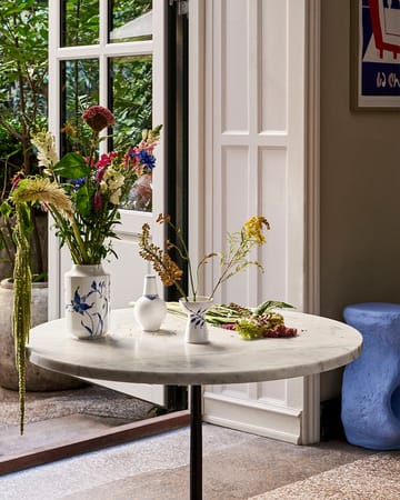 Blue Fluted Mega open vaas - 11 cm - Royal Copenhagen