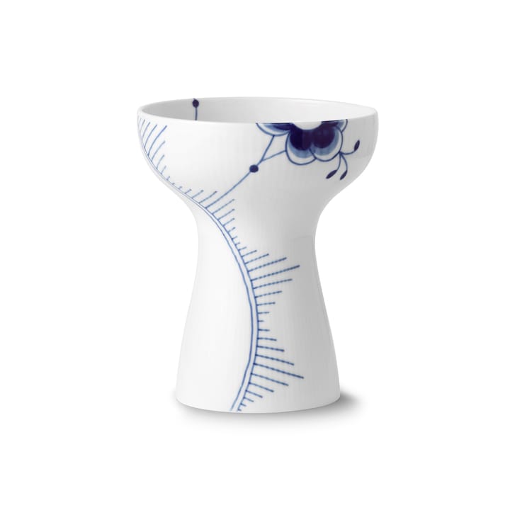 Blue Fluted Mega open vaas - 19 cm - Royal Copenhagen