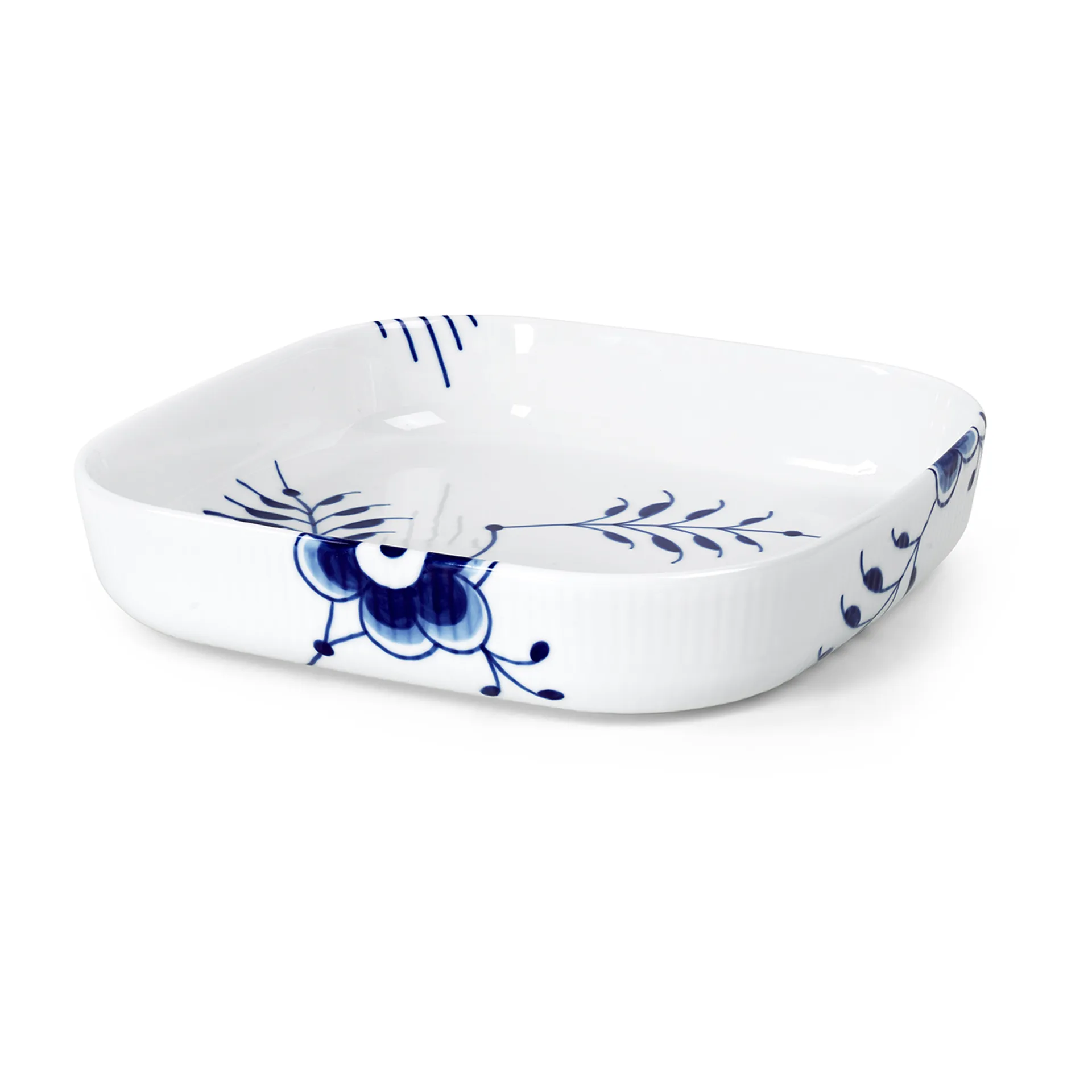 Blue Fluted Mega ovenschaal vierkant, 25x25 cm Royal Copenhagen
