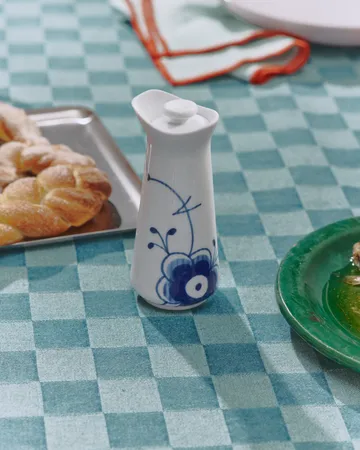 Blue Fluted Mega sauskan met deksel 0,33 L - White-blue - Royal Copenhagen