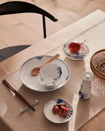 Blue Fluted Mega sauskan met deksel 0,33 L - White-blue - Royal Copenhagen