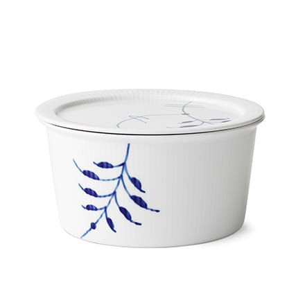 Blue Fluted Mega schaal met deksel, 100 cl. Royal Copenhagen
