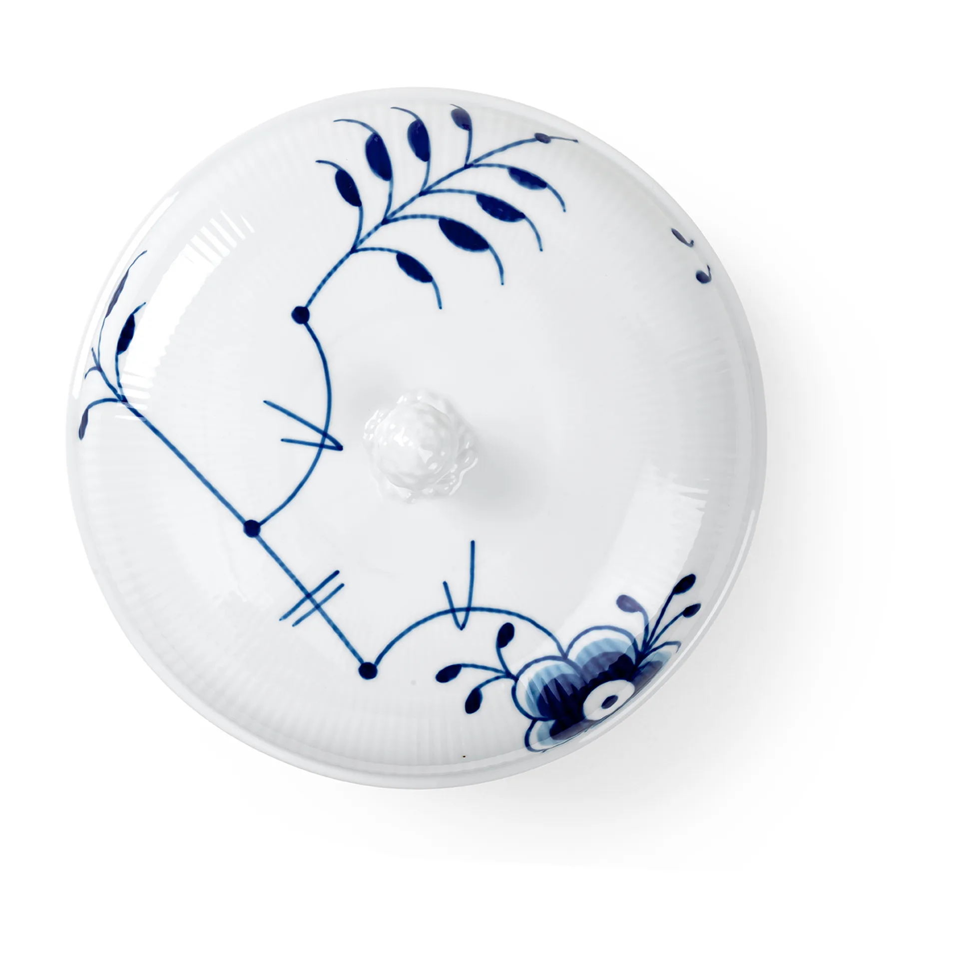Blue Fluted Mega schaal met deksel, 130 cl Royal Copenhagen