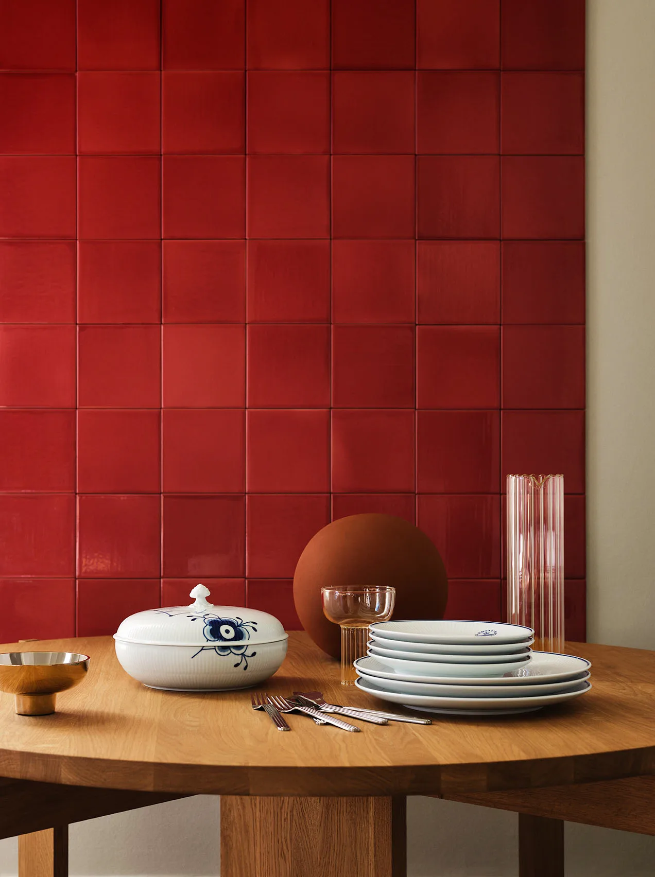 Blue Fluted Mega schaal met deksel, 130 cl Royal Copenhagen