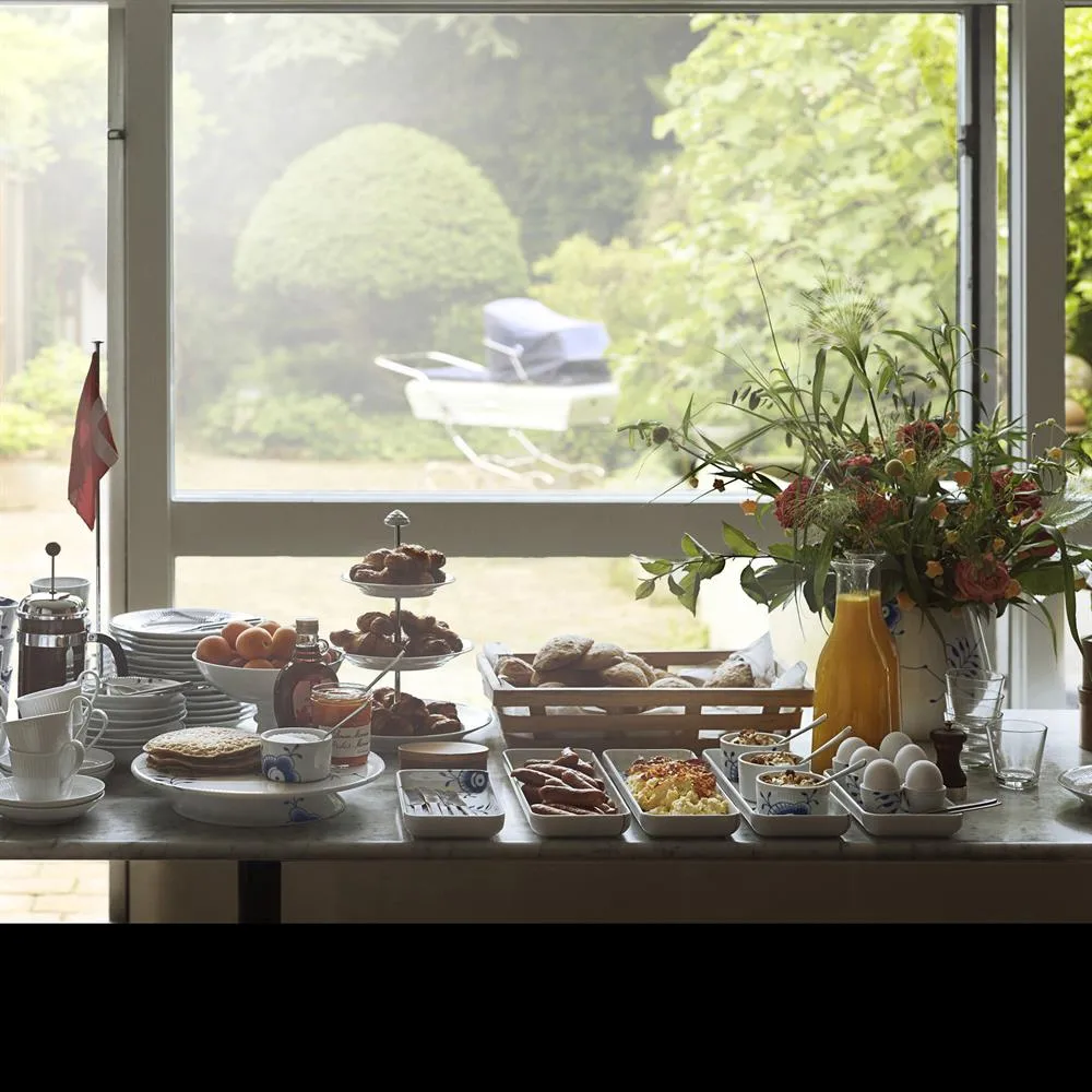 Blue Fluted Mega schaal rechthoek, 24 cm. Royal Copenhagen