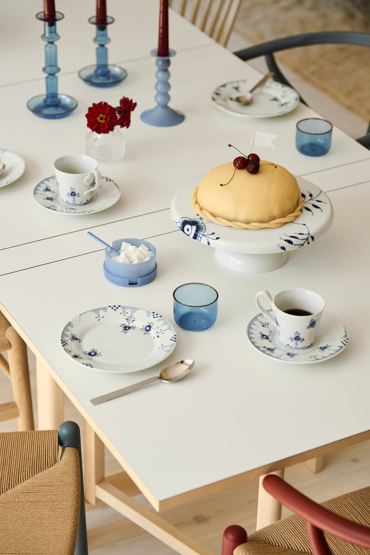 Blue Fluted Mega schotel op voet, 29,5 cm Royal Copenhagen