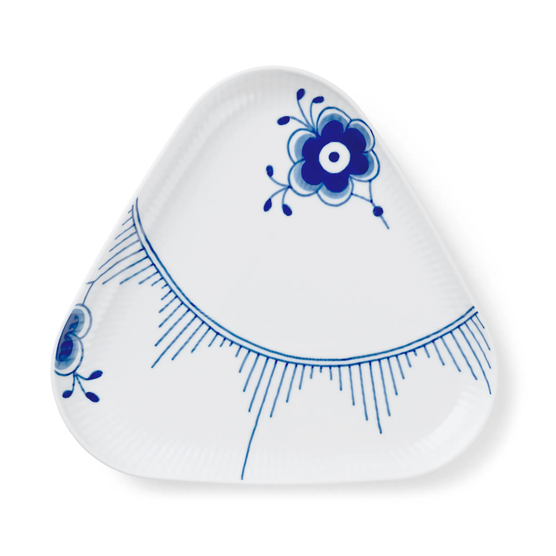 Blue Fluted Mega serveerset 4-delig, Blauw-wit Royal Copenhagen