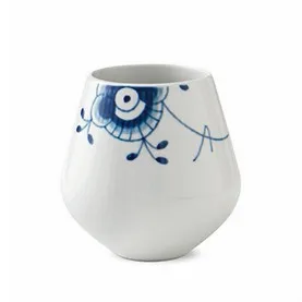 Blue Fluted Mega vaas, 12 cm. Royal Copenhagen