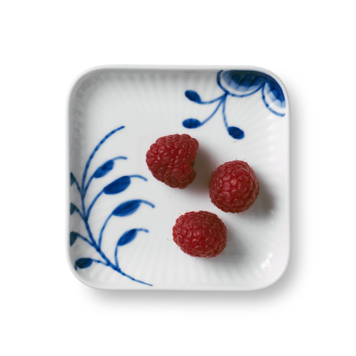 Royal Copenhagen Blue Fluted Mega vierkant bord 9x9 cm