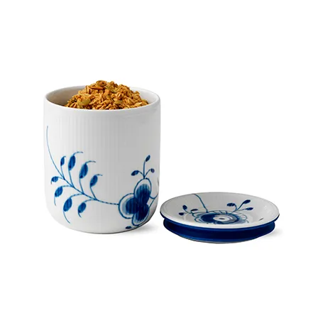 Blue Fluted Mega voorraadpot, 80 cl Royal Copenhagen