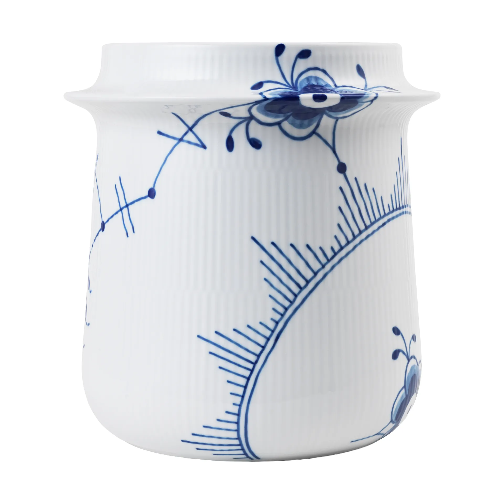 Blue Fluted Mega wijnkoeler 21,5 cm, White-blue Royal Copenhagen